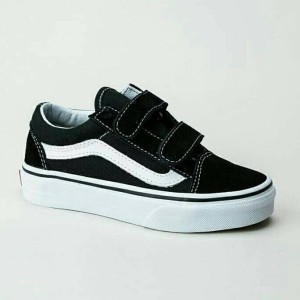 Vans Anak Old Skool Black White Tokopedia