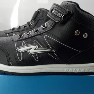 Sepatu Sekolah Anak Anak Dallas 737 Hitam Merah Tokopedia