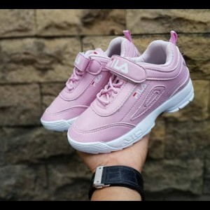 Sepatu Fila Distruptor Kids Anak Sneakers Kets Casual Perempuan Tokopedia