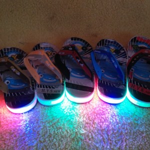 Sandal Jepit Anak Anak Led Tayo Trains Tokopedia