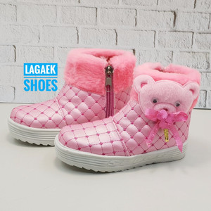 Sepatu Boots Boneka Bulu Untuk Anak Perempuan Tokopedia