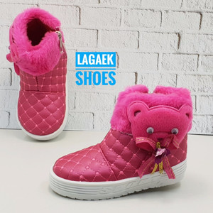 Sepatu Boots Boneka Bulu Untuk Anak Perempuan Tokopedia