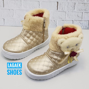 Sepatu Boots Boneka Bulu Untuk Anak Perempuan Tokopedia