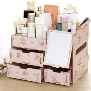 R41 Rak Kosmetik Bahan Kayu Cermin R41 Dilengkapi Tempat Tissue 25 5cm Tokopedia