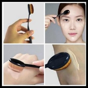 Sale Oval Foundation Face Brush Make Up Kosmetik Face Foundation Tokopedia