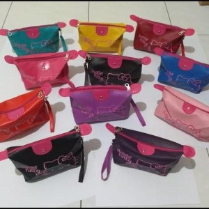 Tas Kosmetik Hellokitty Bordir Tas Makeup Cantik Tokopedia