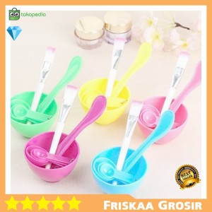 Mangkok Masker Kosmetik Warna Mask Bowl Biru Tokopedia