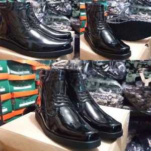 Sepatu Pdh Sol Rata Mengkilap Tokopedia