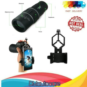 Paket Hunting Teropong Binocular Monocular Bushnell 16x52 Plus Smartphone Holder Tokopedia