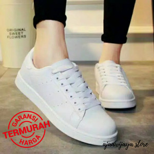 Sepatu Sneakers Polos Wanita Tokopedia