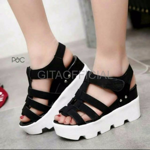 Sepatu Wedges Wanita 3 Tokopedia
