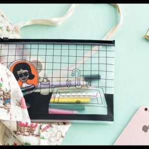 Sale Kantong Zipper Bening Kosmetik N Girl Tokopedia