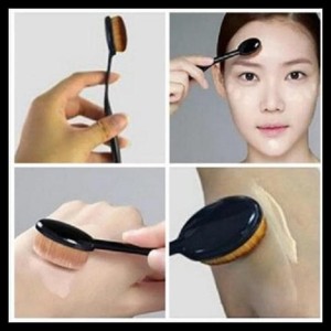 Sale Oval Foundation Face Brush Make Up Kosmetik Face Foundation Tokopedia