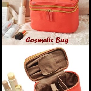 Diskon Cosmetic Bag 2 Tingkat Dalamnya Banyak Sekat Muat Banyak Kosmetik Tokopedia