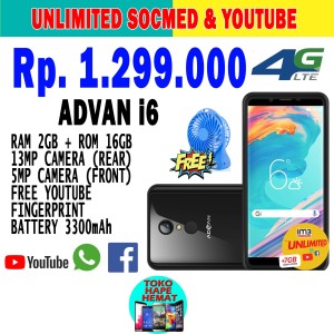 Advan I6 New 2018 Garansi Resmi Tokopedia
