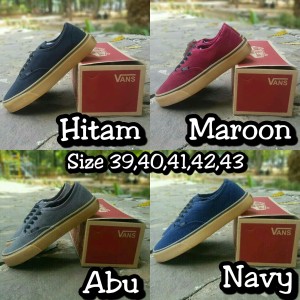 Vans Autentic Sepatu Cowok Tokopedia