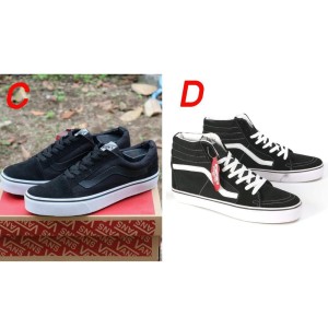 Sepatu Casual Vans Era Hitam Tokopedia