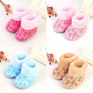 Sepatu Boot Bayi Perempuan Motif Polcadot Tokopedia