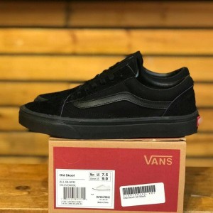 Vans Old Skool All Black Dt Original Tokopedia
