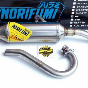 Knalpot Norifumi Nf Stainless Klx 150 Bf Dt Original Tokopedia