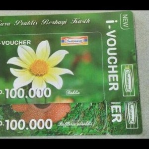 Voucher Belanja Indomaret 100ribu Ready Harga Murah Tokopedia