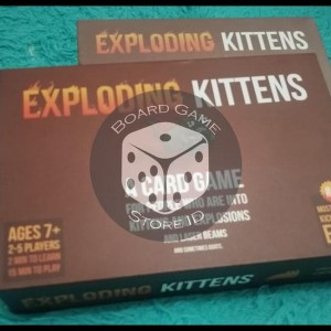 Exploding Kittens Red Board Game Harga Promo Tokopedia