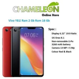 Vivo Y81i Ram 2gb Rom 16gb Garansi Resmi Tokopedia