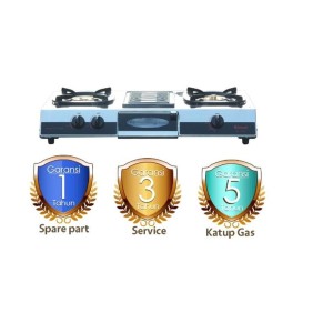 Rinnai Ri514a Kompor Gas 2 Tungku Griller Tokopedia