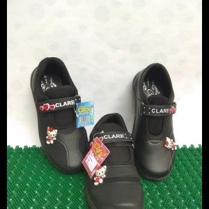 Sepatu Sekolah Anak Perempuan Clare Sepatu Anak Sekolah Pantofel Hitam Tokopedia