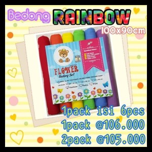 Bedong Bayi Rainbow Soft 100x90cm Harga Murah Tokopedia