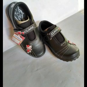 Sepatu Sekolah Anak Perempuan Clare Sepatu Anak Sekolah Pantofel Hitam Tokopedia