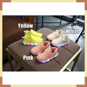 Led V Dynamo Slip On Shoes Sepatu Sekolah Olahraga Sneakers Kets Anak Lamp Tokopedia