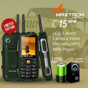 Hp Outdoor Maxtron P12 C15 Bisa Power Bank Senter Terang Speaker Klip Tokopedia