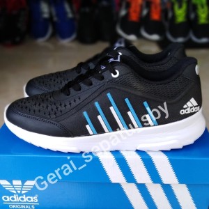 Best Seller Sepatu Sekolah Adidas Bahan Karet Hitam Polos Tokopedia