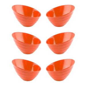 Igi Glori Melamine Mangkok Makan Miring 7 Inch Melamin G4770 Isi 6pcs Merah Tokopedia