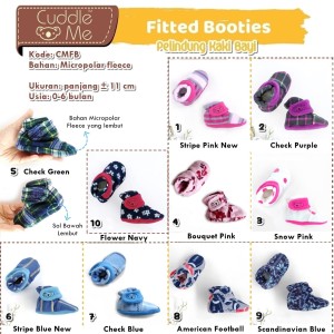 Cuddleme Fitted Booties Sepatu Bayi Tokopedia