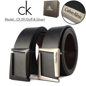 Jual GESPER IKAT PINGGANG KULIT PRIA IMPORT KANTOR CASUAL | CK09 BLACK
