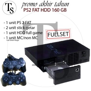 Murah Playstation Ps 2 Sony Optik Seri Fat Tebal Dua Stick Analog 10 Kaset Game Tokopedia