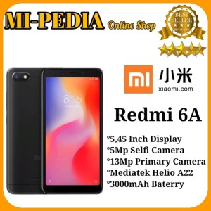 Xiaomi Redmi 6a Ram 2gb 16gb Black Garansi Distributor Tokopedia