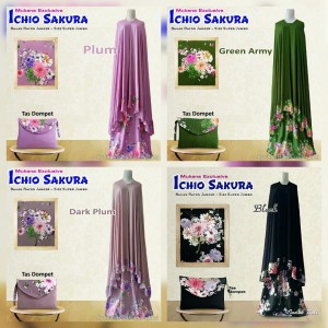 Harga Promo Mukena Sakura Ichio Tokopedia
