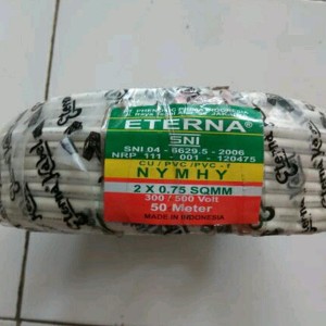 Kabel Cable Listrik Eterna Tembaga 3 Kawat Nym 3 X 1 5 3 1 5 Harga Per Meter Tokopedia