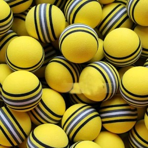 Bola Golf Pelangi Sponge Foam Busa Harga Satu Bola Tokopedia