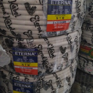 Kabel Cable Listrik Eterna Tembaga 3 Kawat Nym 3 X 1 5 3 1 5 Harga Per Meter Tokopedia