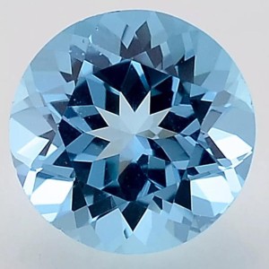Natural Blue Topaz Round Diamond Cut 8x8x8mm Harga 1pcs Meja Lebar Batu Permata Asli Gemstone Swiss Topas Bukan Ruby Jamrud Sapphire Tokopedia