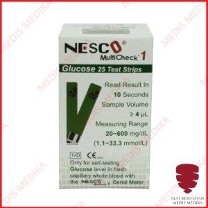 Strip Refill Gula Darah Nesco Harga Promo Tokopedia