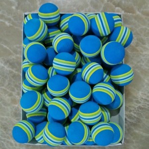 Bola Golf Pelangi Sponge Foam Busa Harga Satu Bola Tokopedia