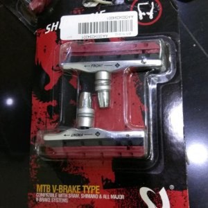 Brake Pad Brake Shoe V Brake Karet Soft Lembut Biru Harga 4 Pad Tokopedia