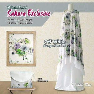 Harga Promo Mukena Sakura Ichio Tokopedia