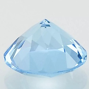 Natural Blue Topaz Round Diamond Cut 8x8x8mm Harga 1pcs Meja Lebar Batu Permata Asli Gemstone Swiss Topas Bukan Ruby Jamrud Sapphire Tokopedia