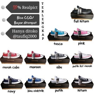 Sepatu Converse All Star High Navy Biru Dongker Grade Ori Termurah Tokopedia